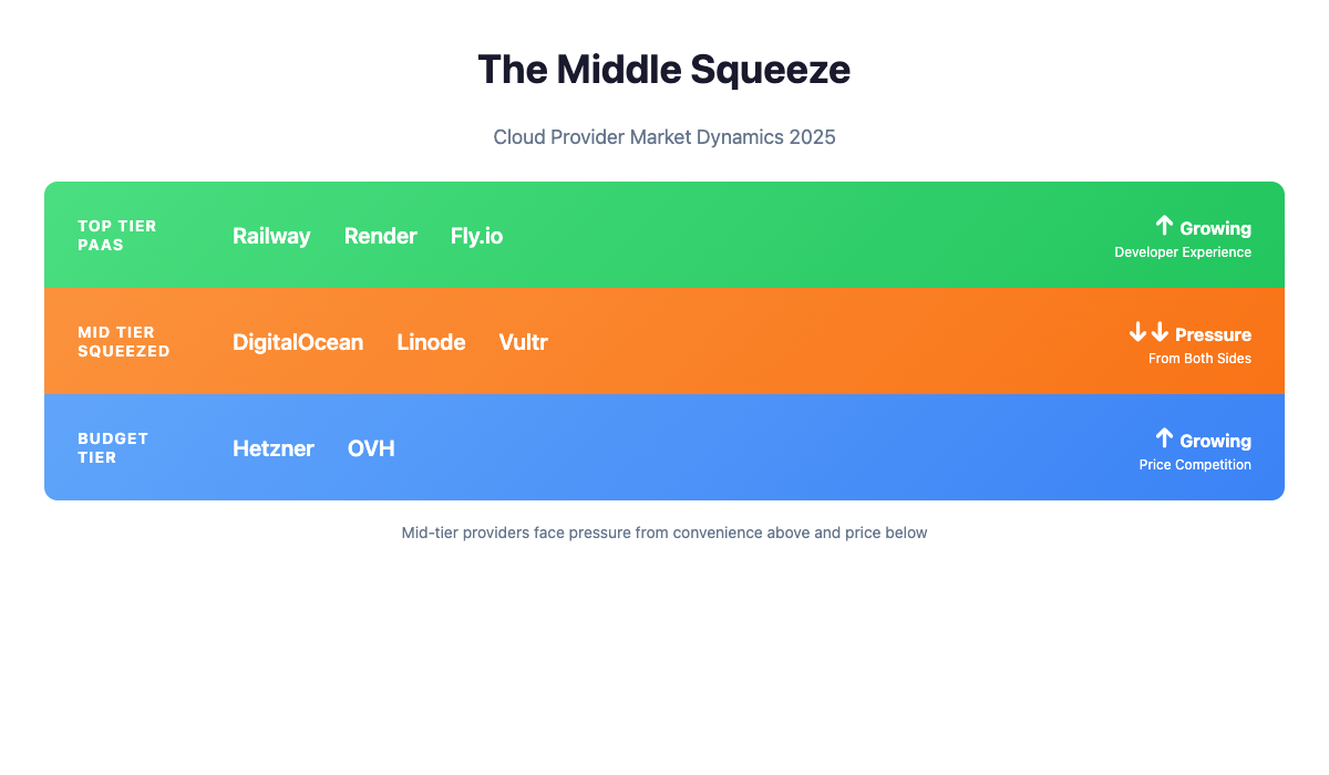 The Middle Squeeze - Cloud Provider Market Dynamics 2025