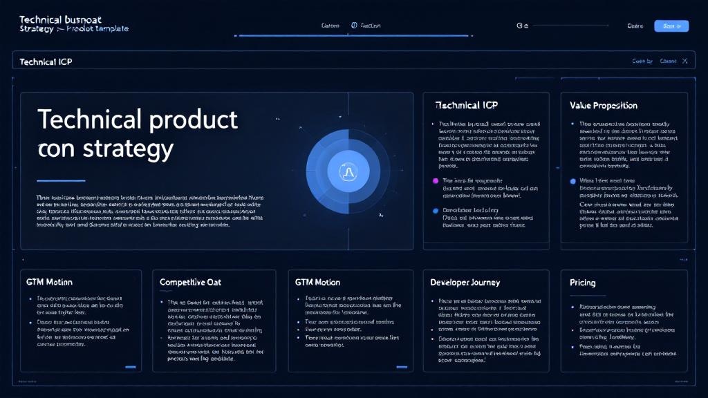 Technical product strategy canvas